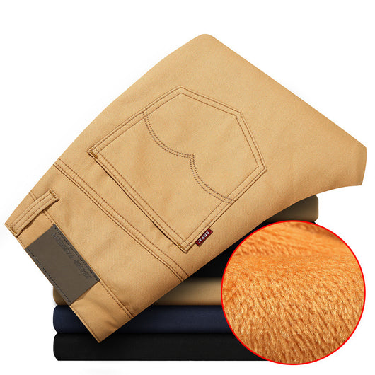 Pantalones de Invierno para Hombre con Forro Polar Grueso - Image 4