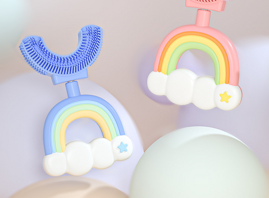Cepillo de Dientes Infantil en Forma de U con Gel de Sílice y Desinfección Automática - Image 8