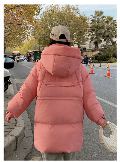 Abrigo de Algodón Largo Elegante para Invierno - Image 19