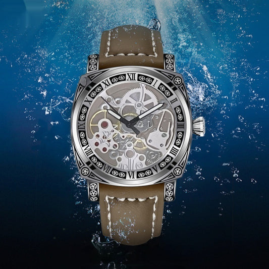 Reloj de Cuarzo Resistente al Agua 30M con Esfera Luminosa
