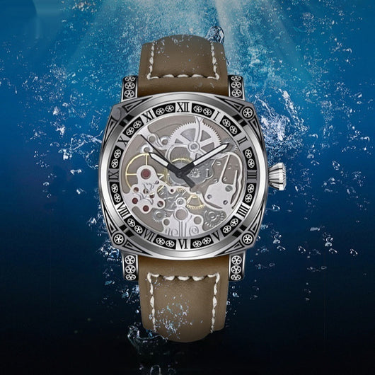 Reloj de Cuarzo Resistente al Agua 30M con Esfera Luminosa