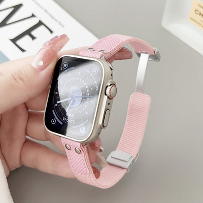 Correa Transpirable de Nylon Tejido para Apple Watch 8, 7, SE