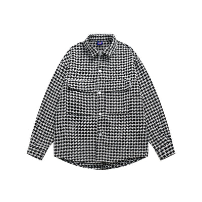 Camisa Cuadros Pájaro Americano - Abrigo Holgado y Versátil - Image 3