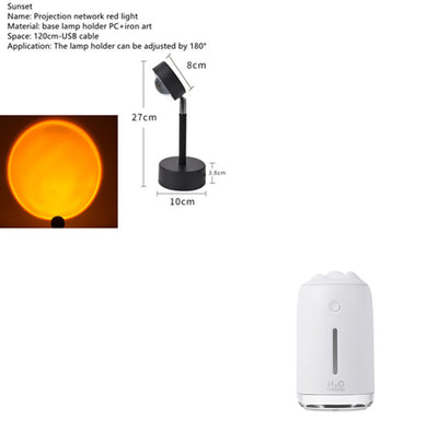 Dark night green mini humidifier with a white mountain-shaped top, clear base, and visible water level indicator. - Image 8