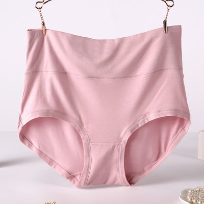 Pack 4 Pantaletas Cintura Alta Viscosa Suave Colores Lisos Mujer - Image 4