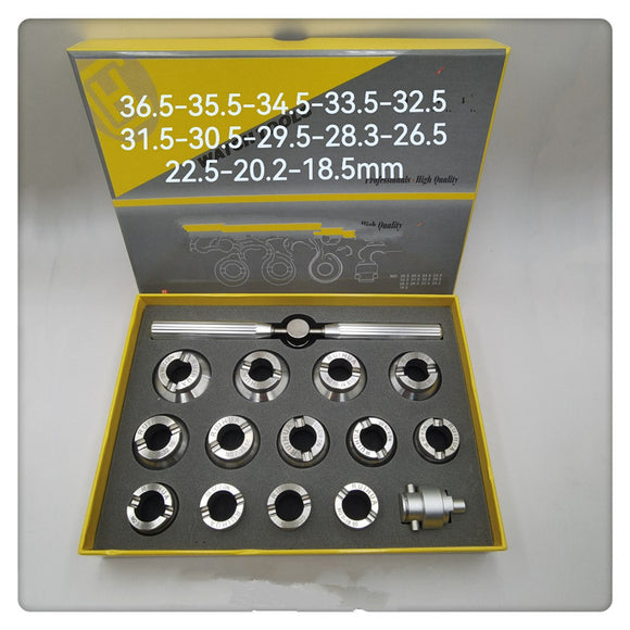 Kit Profesional de Reparación de Relojes 13 Herramientas Acero Inoxidable con Abridor