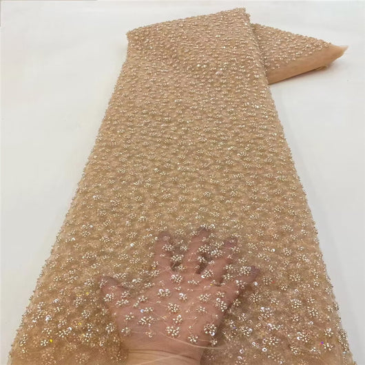 Tela de Lentejuelas con Cuentas de Burbujas para Vestidos de Bordado - Image 2