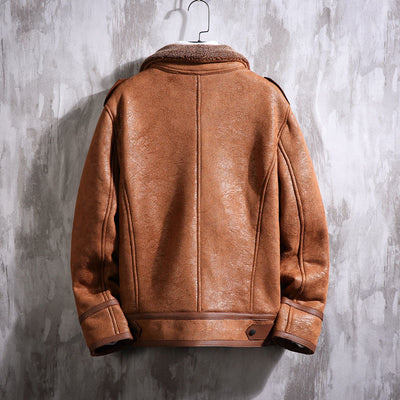 Abrigo de Piel de Cordero para Hombre - Estilo Premium - Image 12