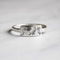 Anillo Retro de Flores del Mes de Nacimiento con Lenguaje Floral