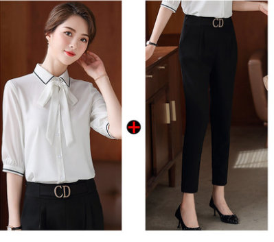 Blusa Corta de Gasa con Moño para Verano - Image 11