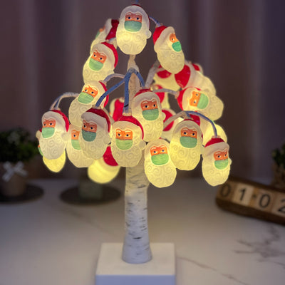 Luz LED Árbol de Abedul Plateado - Decoración Navideña Colgante - Image 2