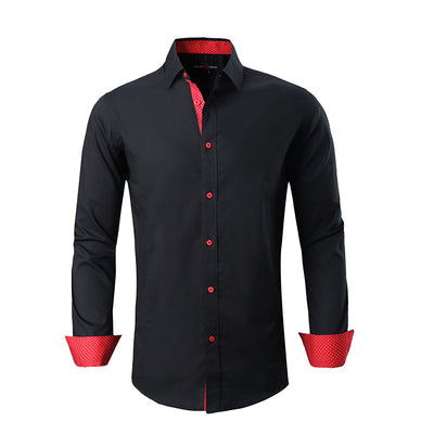 Camisa de Algodón Elástico para Hombre - Estilos Primavera Otoño - Image 6