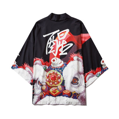 Cardigan Hanfu Estilo Antiguo Tang - Diseño Graffiti Fusión Oriental - Image 7