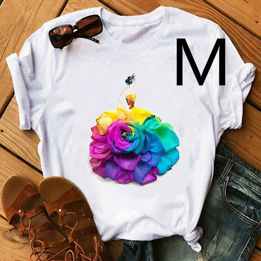 Falda Floral de Ballet Personalizada para Niña y Mujer - Manga Corta - Image 38