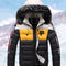 Chaqueta Impermeable para Hombre con Capucha Acolchada - Invierno