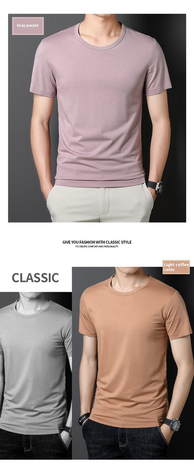 Playera Modal Ice Silk de Manga Corta para Hombre - Tecnología Refrescante - Image 26