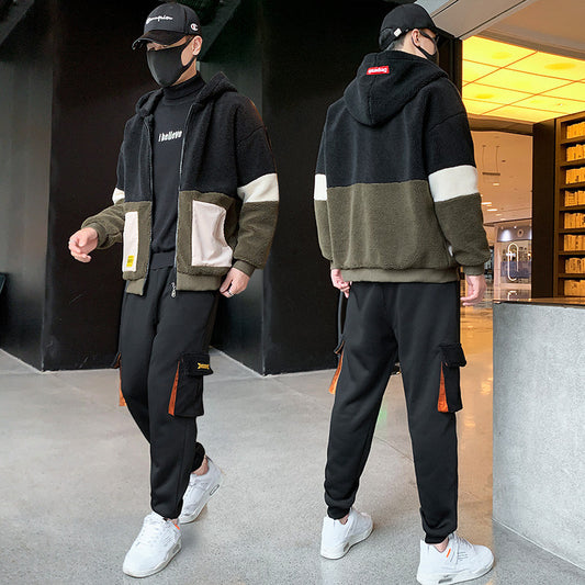 Suéter Hombre Estilo Coreano Oversized Abrigado Casual