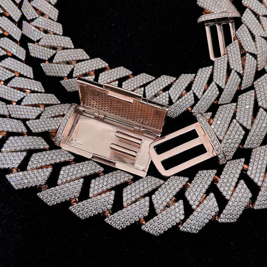 Cadena Cubana Moissanita Plata S925 - Collar de Lujo Brillante - Image 6