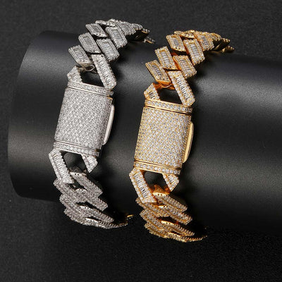 Cadena Cubana Hip Hop de Diamantes Doble Fila 18mm - Image 26