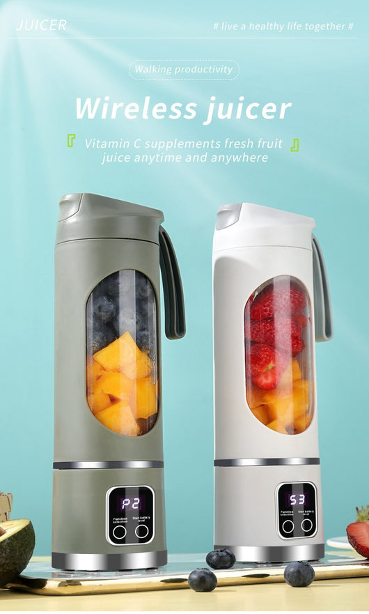 Exprimidor Portátil Recargable - Vaso Multifuncional para Jugos Frescos