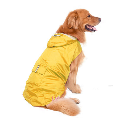 Poncho Impermeable Reflectante para Mascotas con Capucha - Image 7