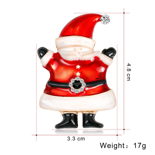 Broche Navideño Retro de Aleación con Diseño Creativo - Image 7