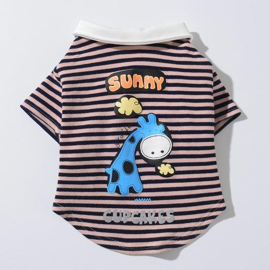Suéter Polar a Rayas para Mascotas - Abrigo Cálido y Casual - Image 6