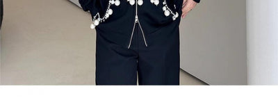 Cardigan Tejido a Mano con Perlas para Hombre y Mujer - Image 22