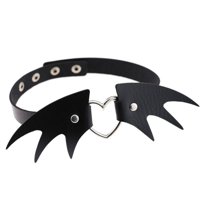 Collar Gótico Punk de Cuero PU - Estilo Devil Clavícula - Image 6