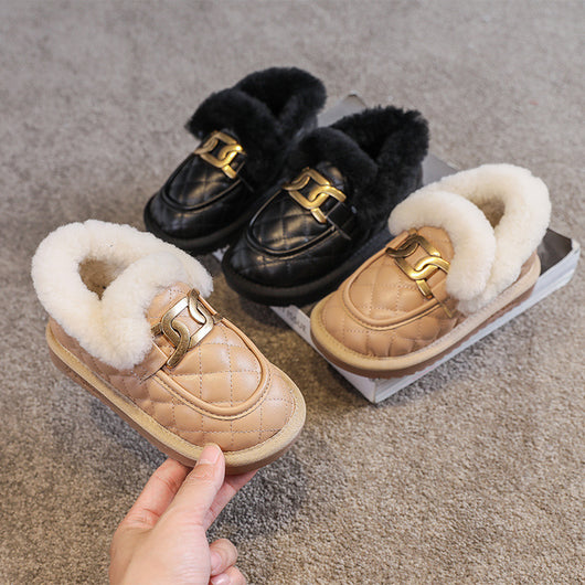 Zapatos Casuales Escolares Winter Plus con Forro de Terciopelo - Calidez en un Paso