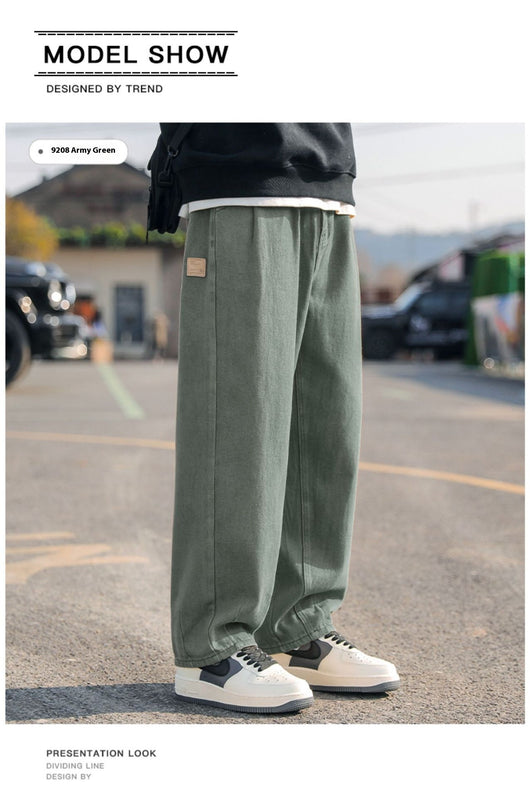Pantalones Cargo Sueltos para Hombre Rectos Casuales - Image 31