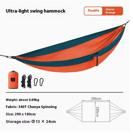 Hamaca Doble Portátil Anti-Vuelco para Camping y Exterior - Image 8