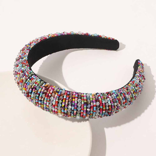 Diadema Ancha Barroca con Cristales para Mujer - Image 23