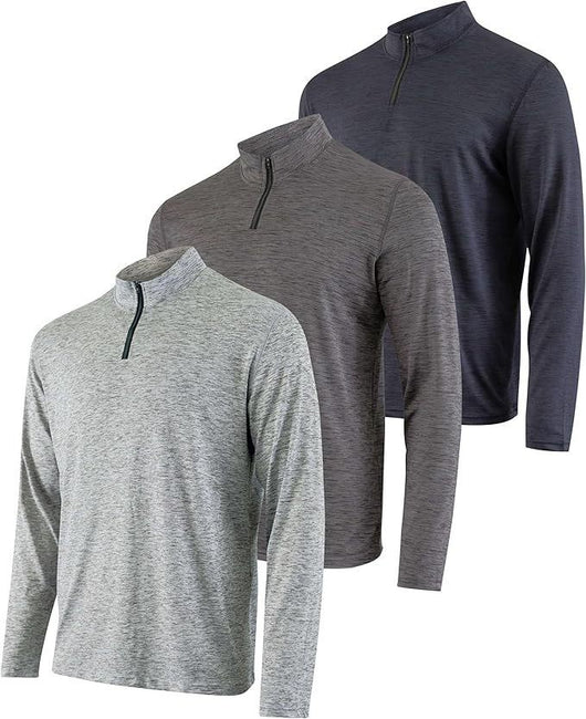 Polo Deportivo Hombre Manga Larga Elástico Transpirable Secado Rápido - Image 13