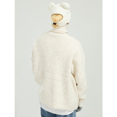 Suéter de Punto con Cierre y Solapa para Hombre - Otoño e Invierno - Image 6