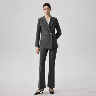 Traje de Negocio para Mujer - Conjunto Camisa y Pantalón Primavera Verano - Image 3