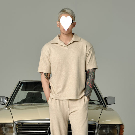 Conjunto Casual Hombre: Camiseta Polo Manga Corta y Pantalón - Image 7