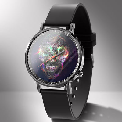 Reloj de Negocios Calavera Cielo Estrellado Cuarzo Blanco - Image 5