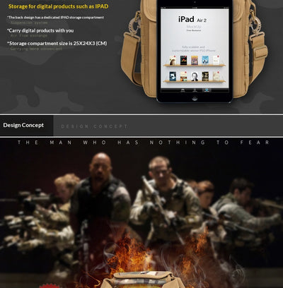 Mochila Táctica Camuflaje Nylon - Bolso Crossbody para Hombre - Image 17