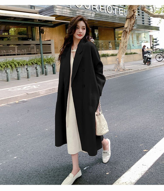 Abrigo Reversible de Cachemira y Lana para Mujer - Otoño e Invierno - Image 15