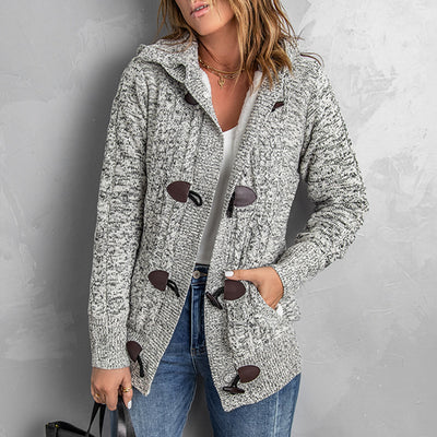 Abrigo Sudadera con Capucha de Polar Cálido de Manga Larga - Image 2