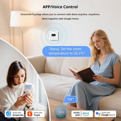 Termostato Inteligente WiFi para Calefacción de Piso - Image 2