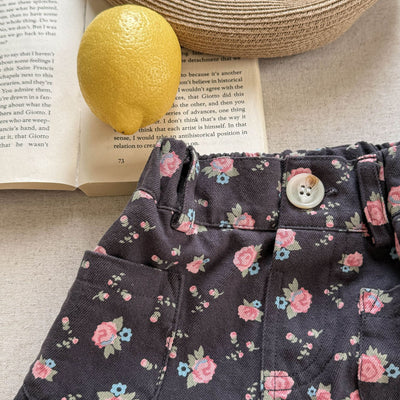 Shorts de Algodón Lavado para Niñas - Comodidad de Verano - Image 9
