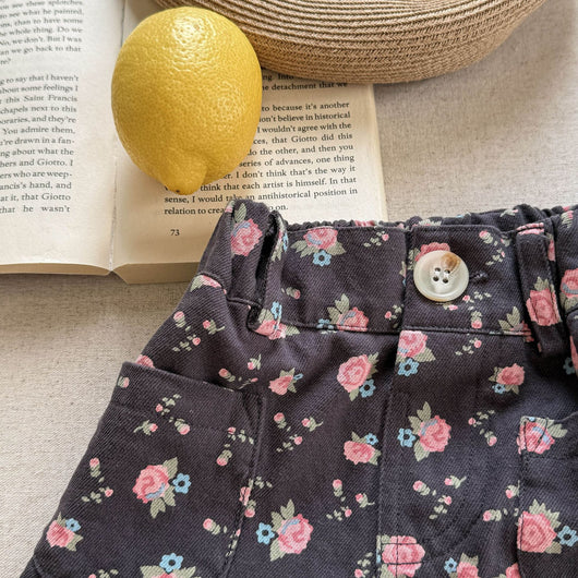 Shorts de Algodón Lavado para Niñas - Comodidad de Verano - Image 9