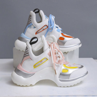 Zapatillas Deportivas Casuales con Suela Gruesa para Mujeres - Image 4