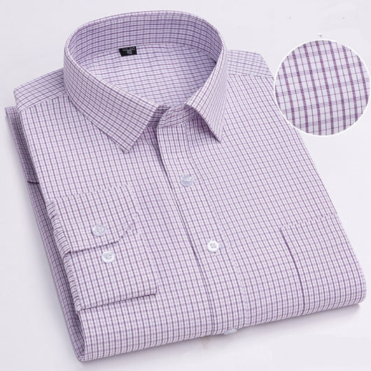 Camisa Casual de Cuadros Manga Larga para Hombre Adulto - Image 8