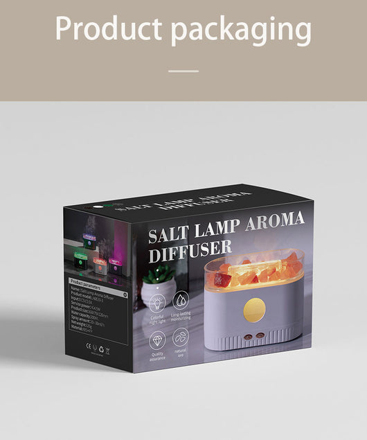 Difusor de Aroma con Luz LED RGB y Piedra de Sal Flame - Image 22