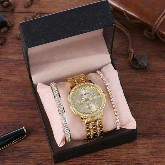 Reloj Pulsera Intercambiable Unisex de Tres Piezas - Image 4