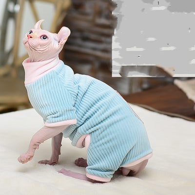 Ropa Térmica para Gatos Sin Pelo - Abrigo Doble Cara Otoño Invierno - Image 8
