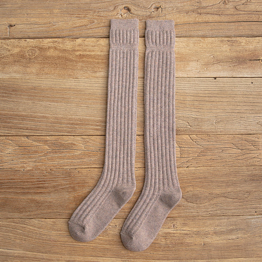 Calcetines Largos Estilo Universitario Clásico